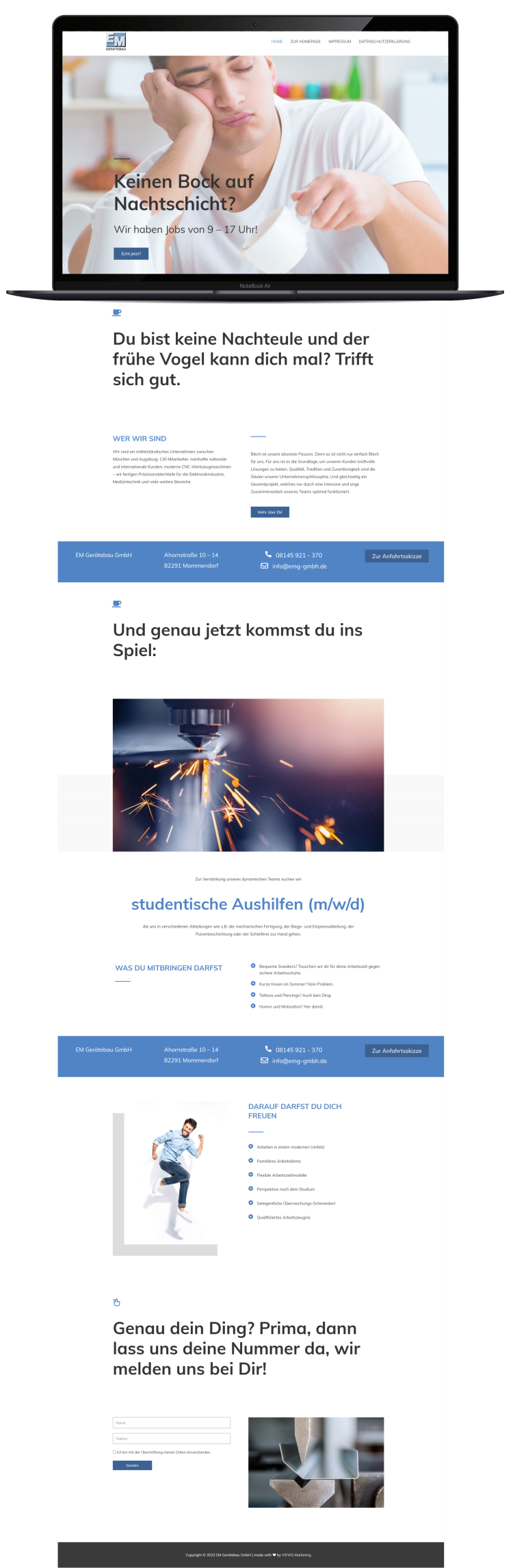 Projekte - EM Gerätebau GmbH - Landingpage