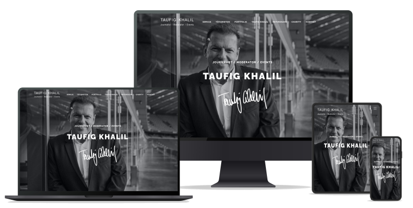 Taufig Khalil - responsiv Website erstellen